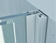 HSGlass 21 The L-shaped, two-piece wall profile rail